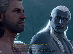 Baldur's Gate 3 naked gay romance with Gale gets rough