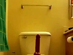 Daring Amateur Gay Rides Dildo for Thrills