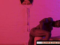Intense interracial spark with ebony