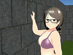 Plump Anime Girl’s Fierce Tennis Titty Bounce