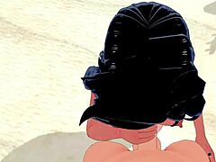Dark Queen Fucks Man in 3D Hentai POV