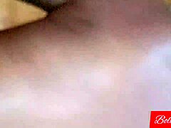 Skinny blonde craves interracial rush