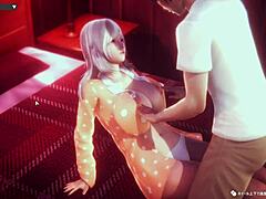 White-Haired Beauty's Raw Ecstasy