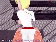 Power girl pounds hard for superman fantasy