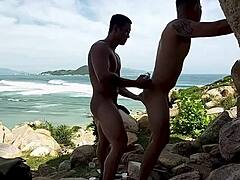 Gay Men Pound Hard in Raw Action