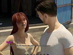 3d cartoon hentai party girl teases in game