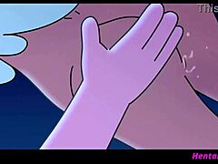 uncensored hentai cartoon with wild handjob action