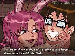 Anime bunnies in daring lust harem