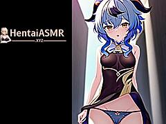 Blue-Haired Anime Tempting Spells