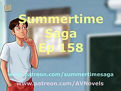 Teacher’s Subtle Tease In Summertime Saga