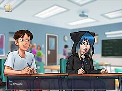 Hot Teacher Lures Classroom Cravings