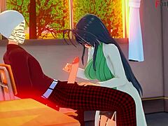 3D teacher-student classroom fuck