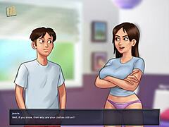 Teacher’s Subtle Tease In Summertime Saga