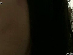 Slender vixen’s close captivating touch