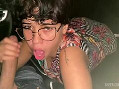 curvy hentai girl pays ride with pov suck