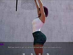 Shauna’s teasing basketball moves in erotic anime
