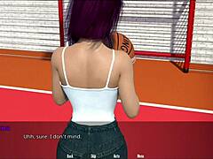 Cartoon curves court passion fuck