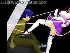 Hentai Heroine Gripping Scenes