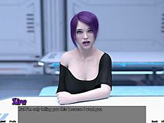 3D Emo Girl Space Dreams