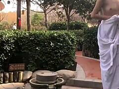Chinese Girl's Solo Outdoor Bliss