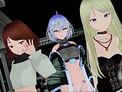 Ever seen a Japanese hentai game come to life?
