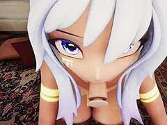 Curvy elf anime oral VRChat