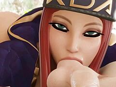 Akali’s curves hungry stare