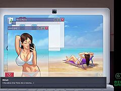 busty camgirls' summer fun