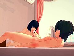 Detailed 3D Anime Hentai Cartoon Scene