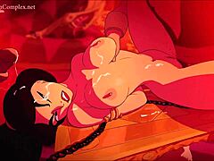 Disney princesses show daring anime charm
