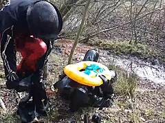 Fearless Outdoor Rubber Fuck Skills