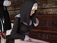 playful nun’s 3D magic tonight