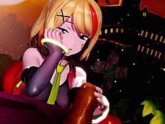 Rin Haunts with Vocaloid Thrill