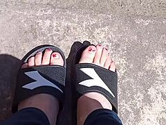 Stunning Feet in Sunny Delight
