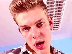 buzz ratchet's solo twink jerk-off captivates