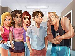 summer saga teens’ bold curves