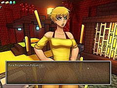 specific hornycraft parody hentai femdom face cum splash