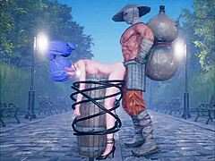 Anime Girl’s Raw Bold Action