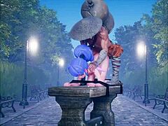 Cute anime girl dances before getting fucked