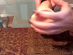 Stunning beauty fucked by machine