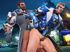 what's hidden in this 3d bara gay anal edit?