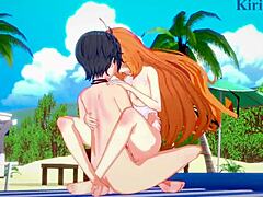 Heartfelt reunion with Pecorine’s intense creampie sex