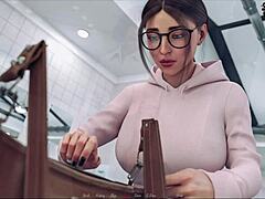 office hentai porn game fucked hard part 1