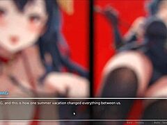 blurring walls hentai girlfriend shows ass