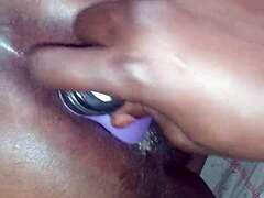 Unstoppable Creamy Asshole Pounding With Fat Toy