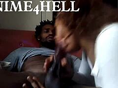 Sucking Souls Out with Ebony Teen’s Fierce Blowjob