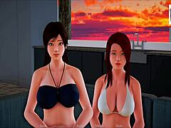 Tiny teens grind hot milfs secretly