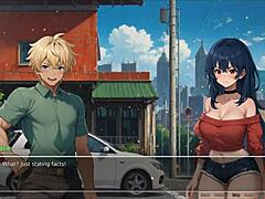 blurring walls hentai girlfriend shows ass