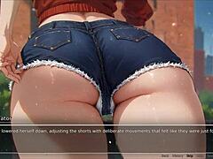 blurring walls hentai girlfriend shows ass