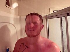 Gay Solo Shower With Intense Masturbation Session